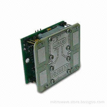 Microwave Motion Sensor Module with 0.3 to 15m Detection Range and 3.3 to 5V Output Range